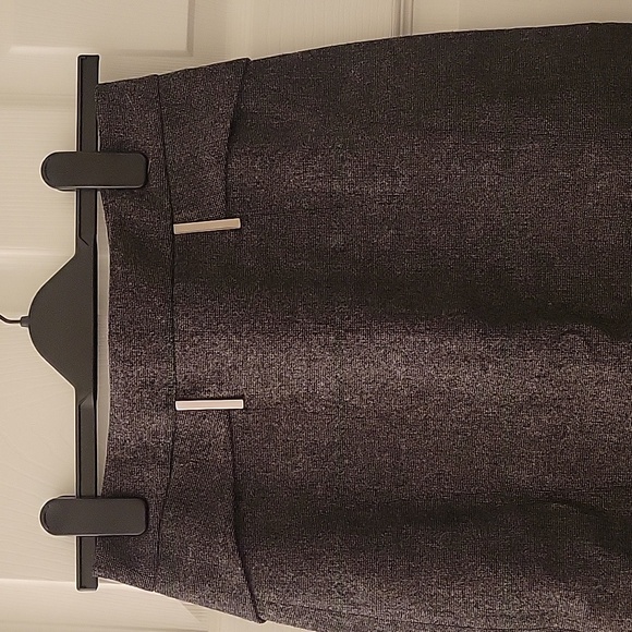 Dark gray A-line skirt - Picture 2 of 3